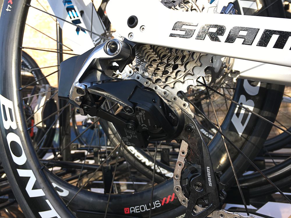 Trek-Segafredo have already damaged their new RED eTap AXS 12-speed gears