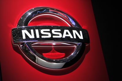 A Nissan logo in Switzerland