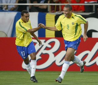 Ronaldo won the Golden Boot as Brazil lifted the 2002 World Cup