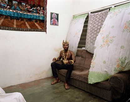 Deana Lawson's photograph, Chief, which is part of the American artist's 