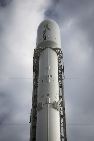 Falcon 9, Thaicom 8 in Launch Position