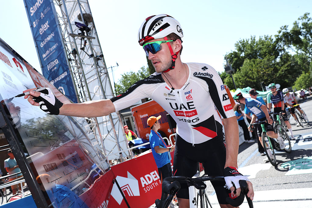 Mikkel Bjerg signs on at a race early in 2026