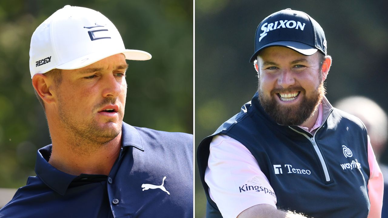 Bryson DeChambeau and Shane Lowry