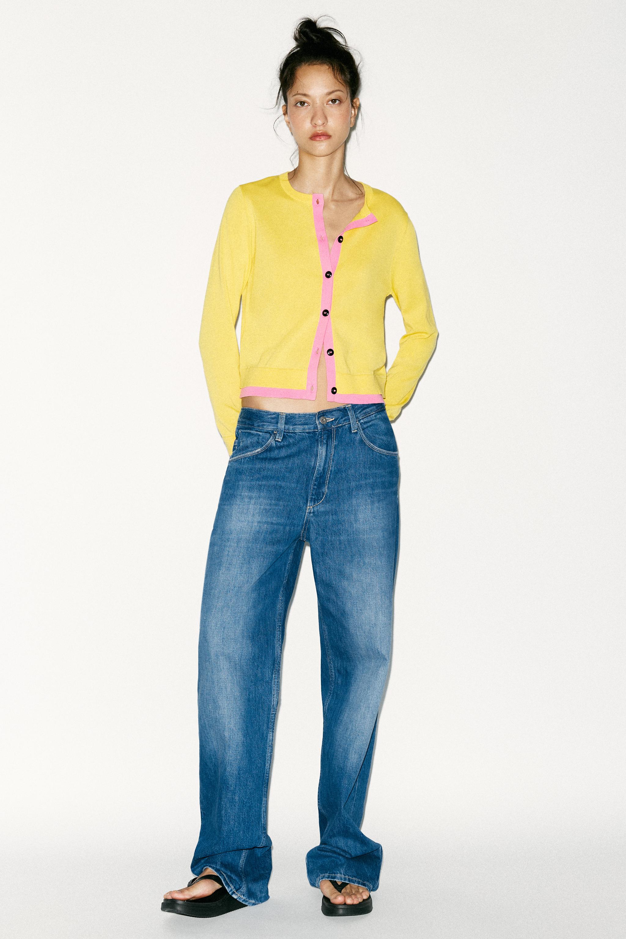 Color Block Knit Jacket