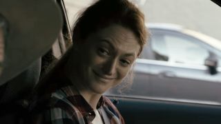 Marin Ireland smiling with her head cocked in Justified: City Primeval