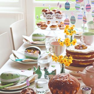An Easter tablescape