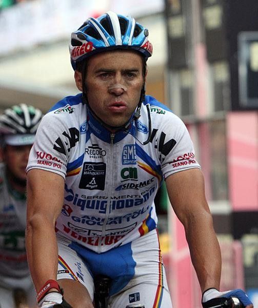 Gilberto Simoni says ouch that hurt!