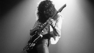 Eddie Van Halen putting his two-handed tapping technique to good use – an idea sparked by a Jimmy Page performance