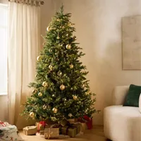 Habitat 6ft Pre Lit Natural Look Christmas Tree
