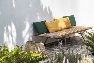 small Japanese garden ideas: modern outdoor bench Go Modern Furniture