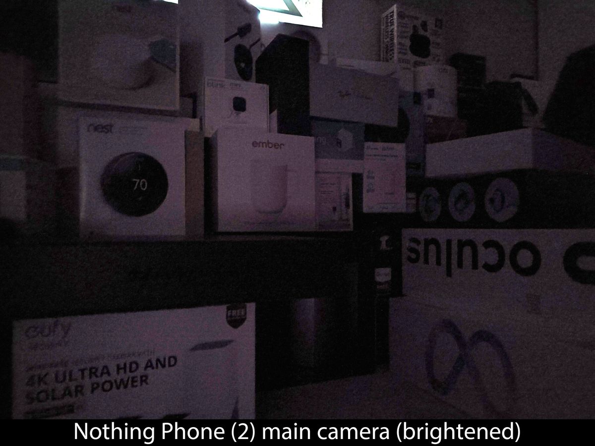 Nothing Phone (2) low light camera samples