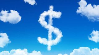 financial cloud $ sign