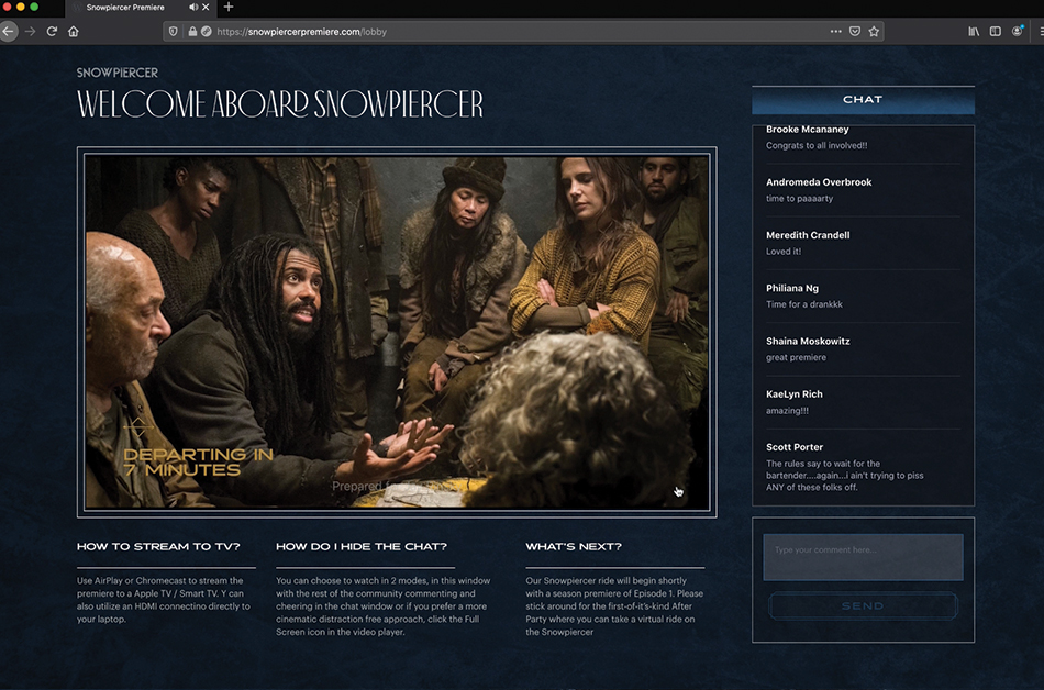 Snowpiercer Virtual FYC