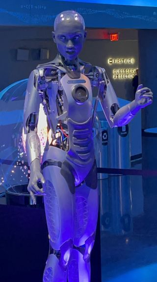 Aura robot inside the Vegas Sphere.