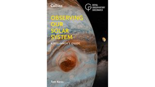 A book called 'Observing Our Solar System' with a planetary cover
