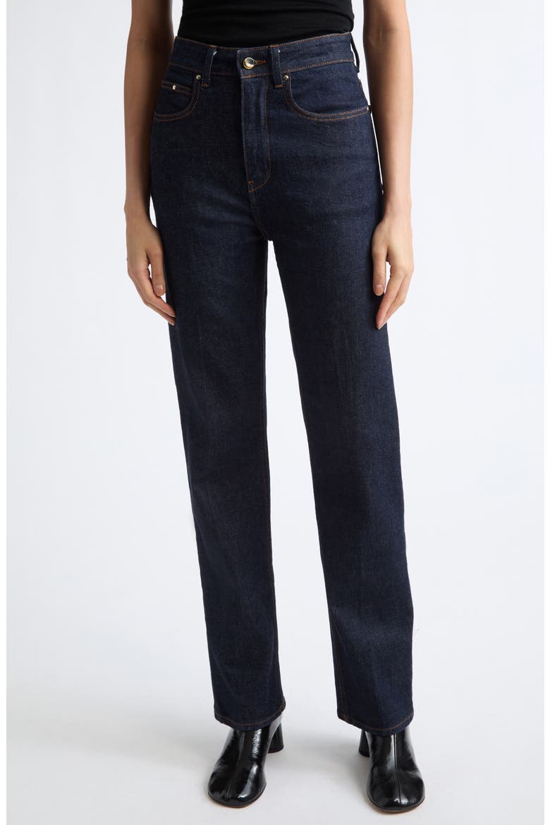 Flex High Waist Straight Leg Jeans