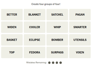 Get today's NYT Connections clues and answers for today's puzzle #592 on January 23.