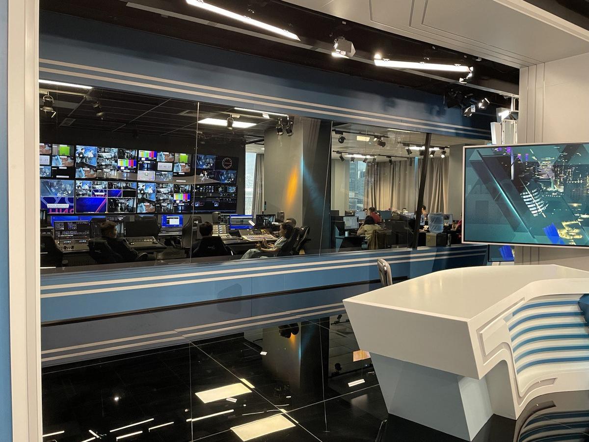 The new broadcast center for the TV and Radio Complex of the President of the Republic of Kazakhstan