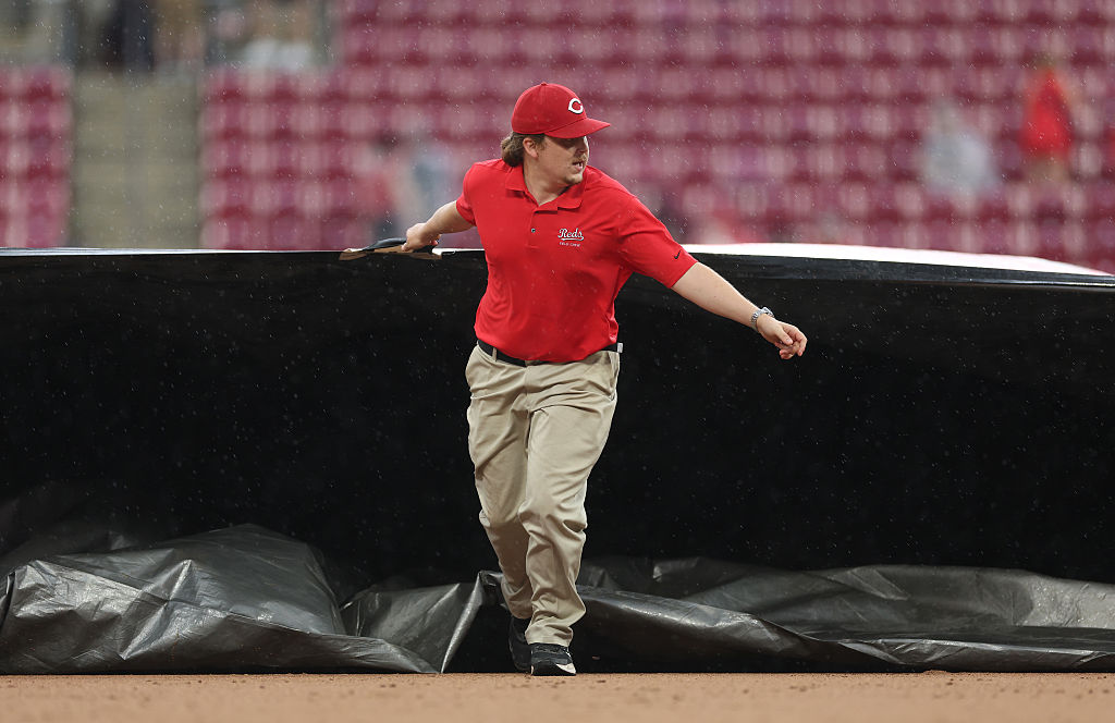 The Cincinatti Reds have lost several members of staff to the Tarp Monster