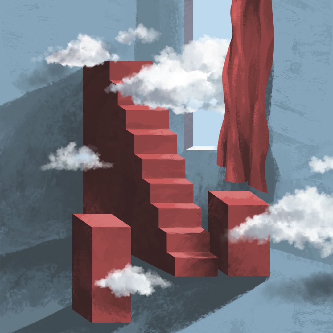 Surrealist rendition of the Netflix logo by Yeh