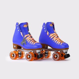 purple roller skates