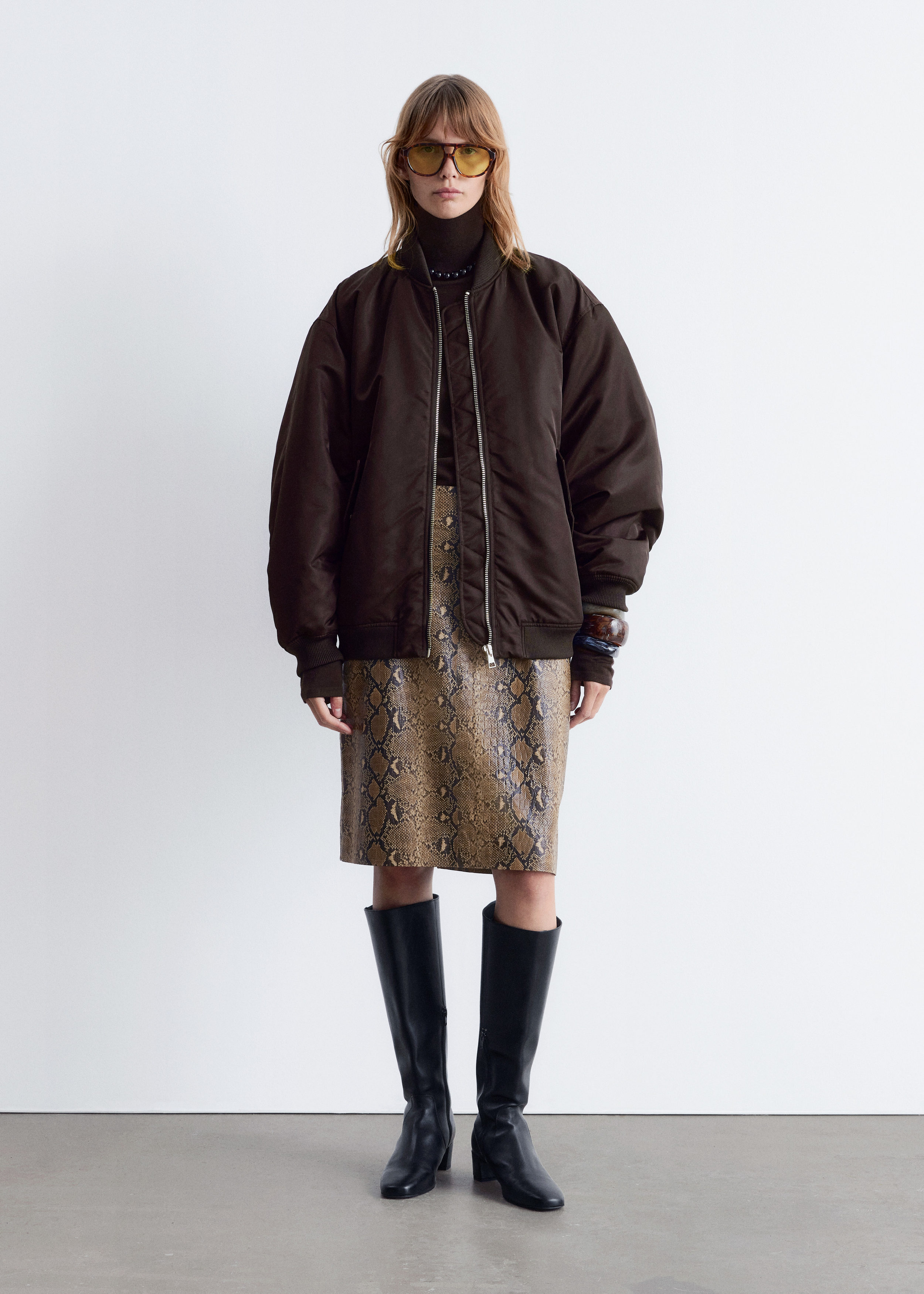 Long Bomber Jacket