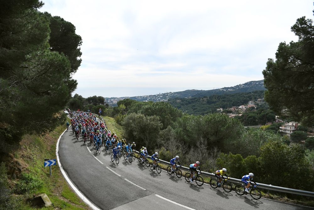 Scenery along the route of stage 2 at Volta a Catalunya
