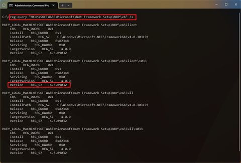 How to check .NET Framework version on Windows 10 and 11 | Windows Central