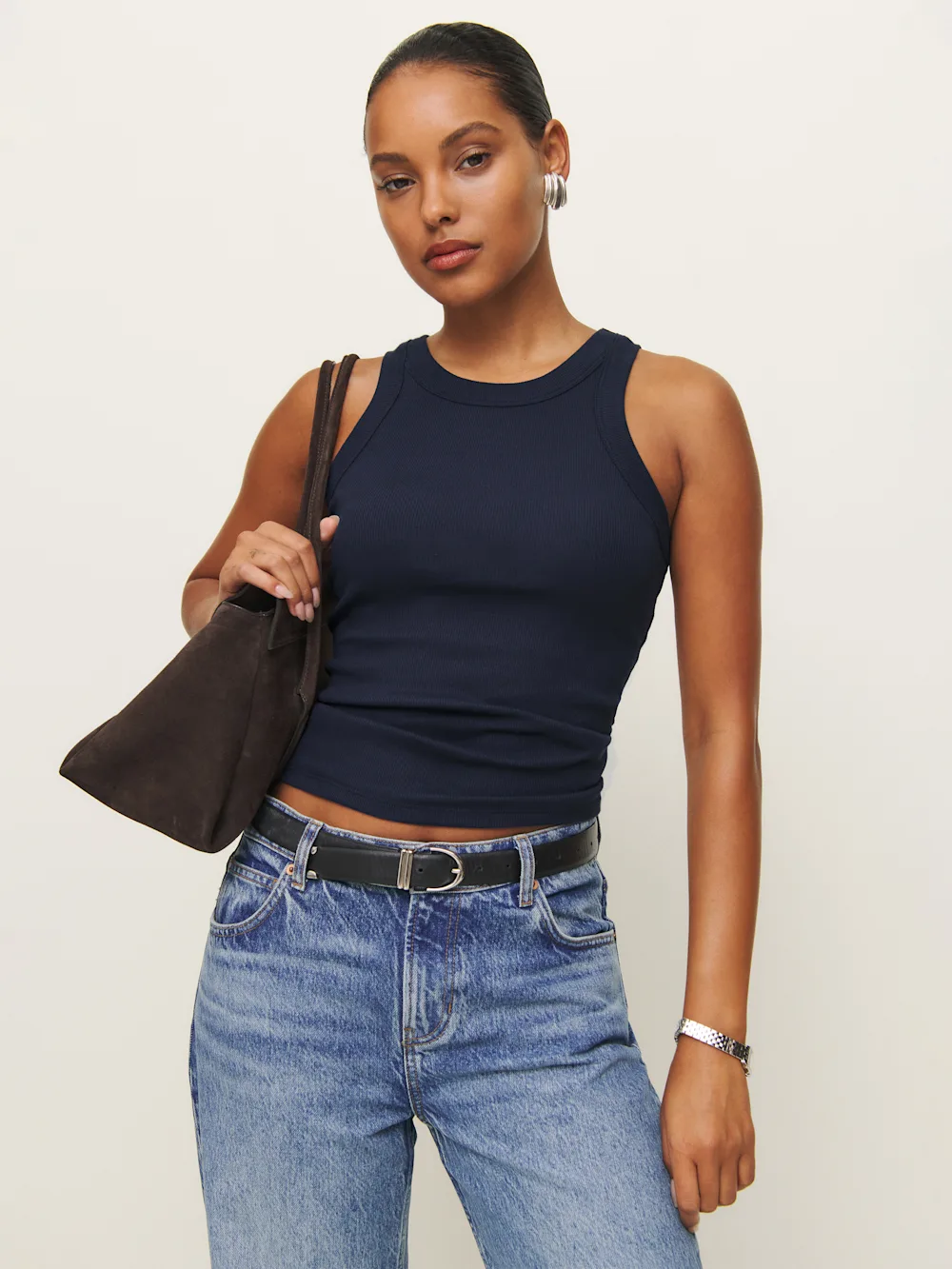 Anae Stretch-Jersey Tank