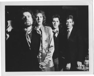 The Starless And Bible Black line-up of King Crimson, L-R: Robert Fripp, David Cross, John Wetton, Bill Bruford