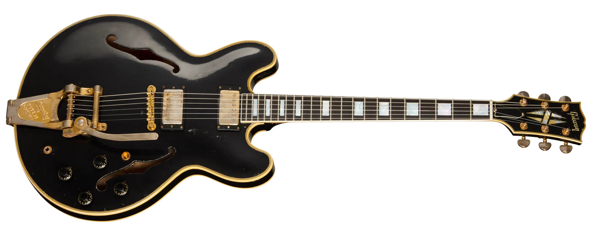 Gibson Custom Keith Richards Collector's Edition 1960 ES-355: this limited edition signature guitar is a meticulous replica of the Rolling Stones guitarist's original