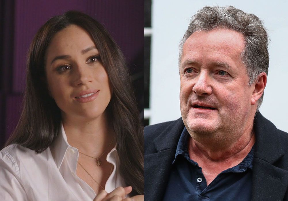 Piers Morgan and Meghan Markle