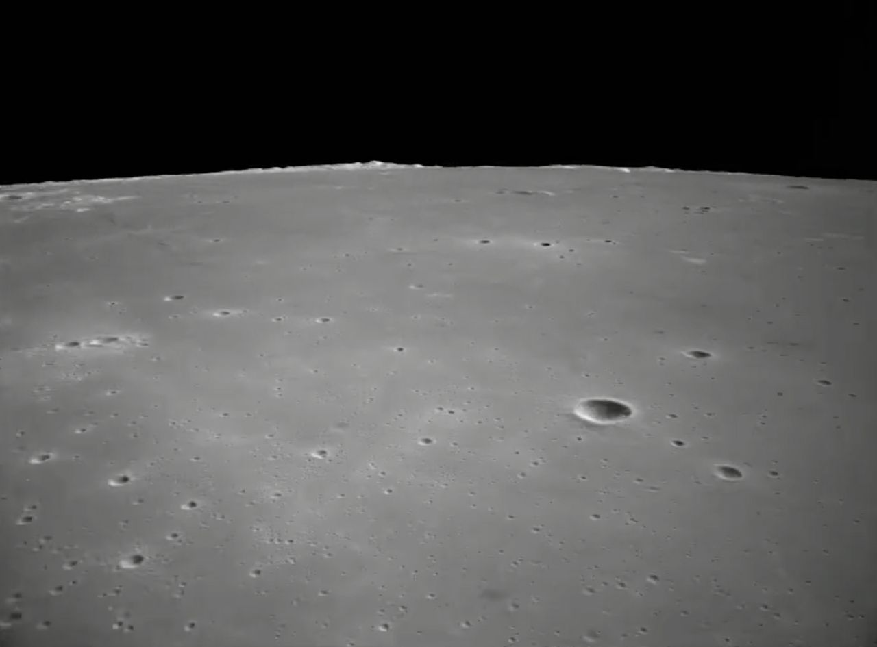 China's Chang'e 5 moon lander captures these views of its descent to the lunar surface on Dec. 1, 2020.
