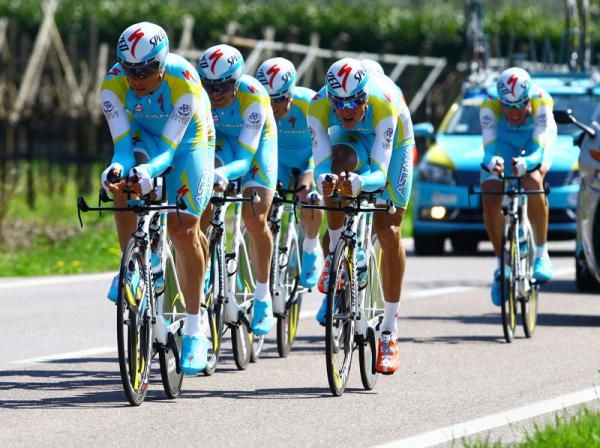 Astana performed well on the opening day of the 2012 Giro Del Trentino
