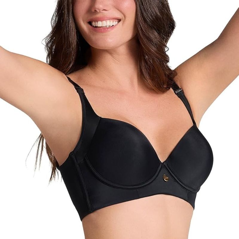Leonisa , Back Smoothing Bra in Black