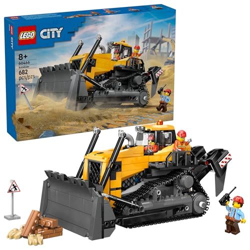 City Yellow Bulldozer