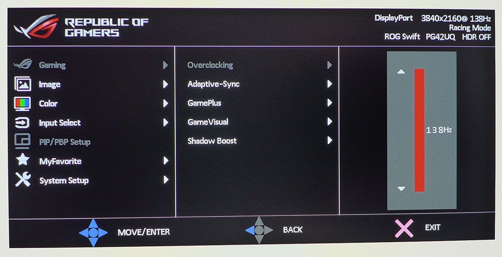 Asus ROG Swift PG42UQ