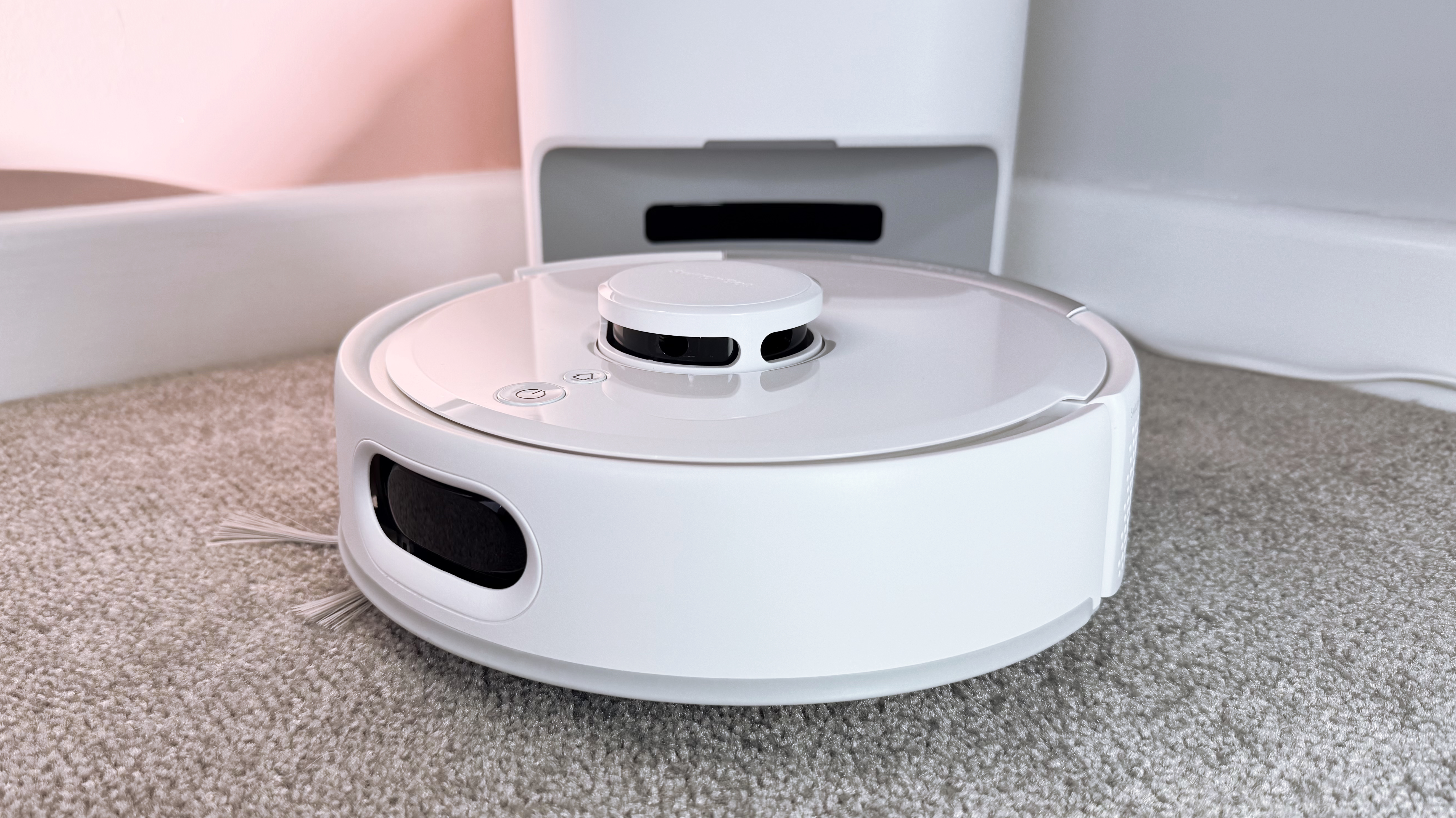 A side view of the SwitchBot K11 plus.