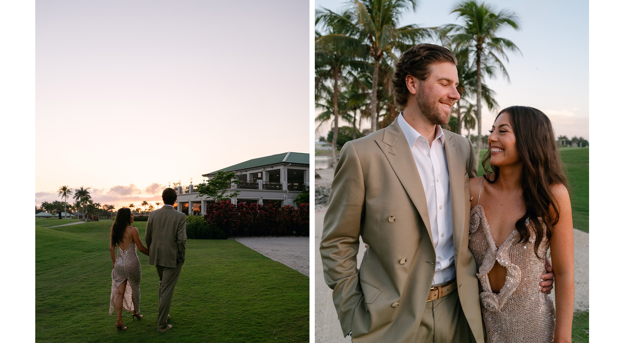 Kelli Orihuela and Chris Denci at their wedding welcome party.