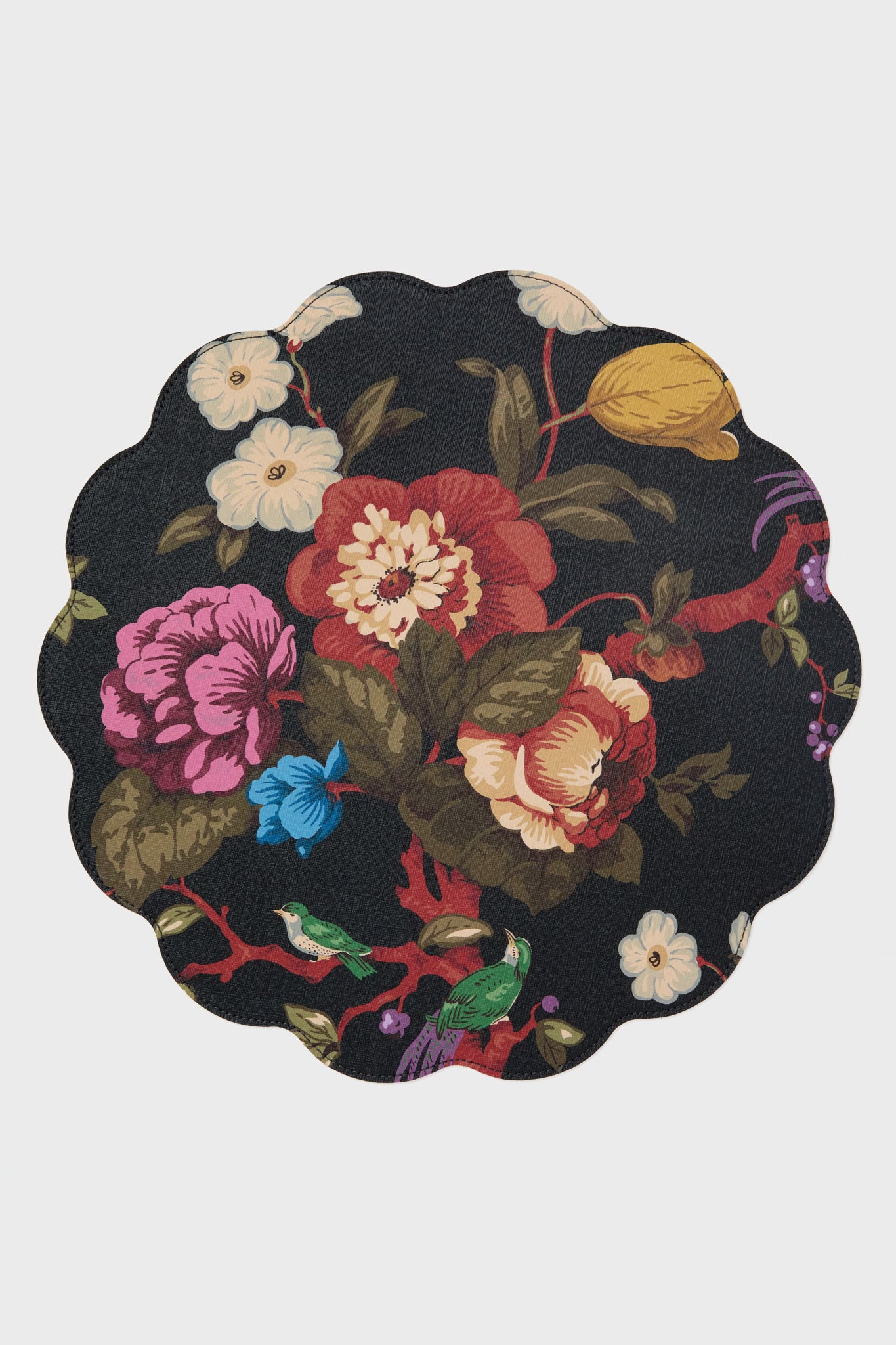 Baroque Floral Reversible Wipeable Placemats Set of 4