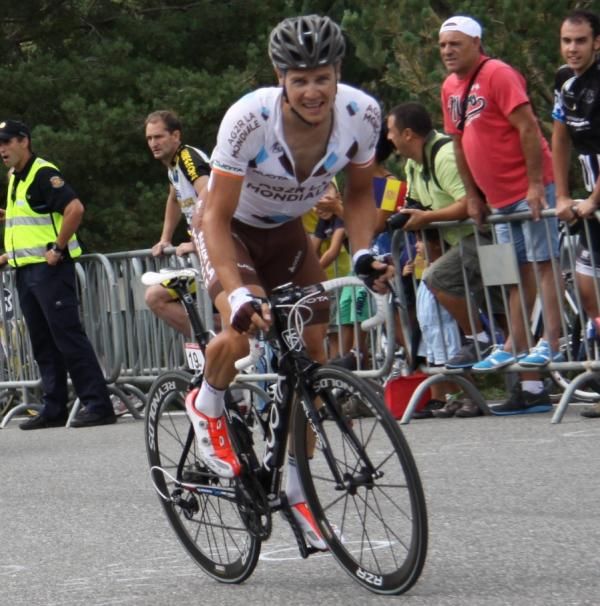 Nicolas Roche continued to climb well