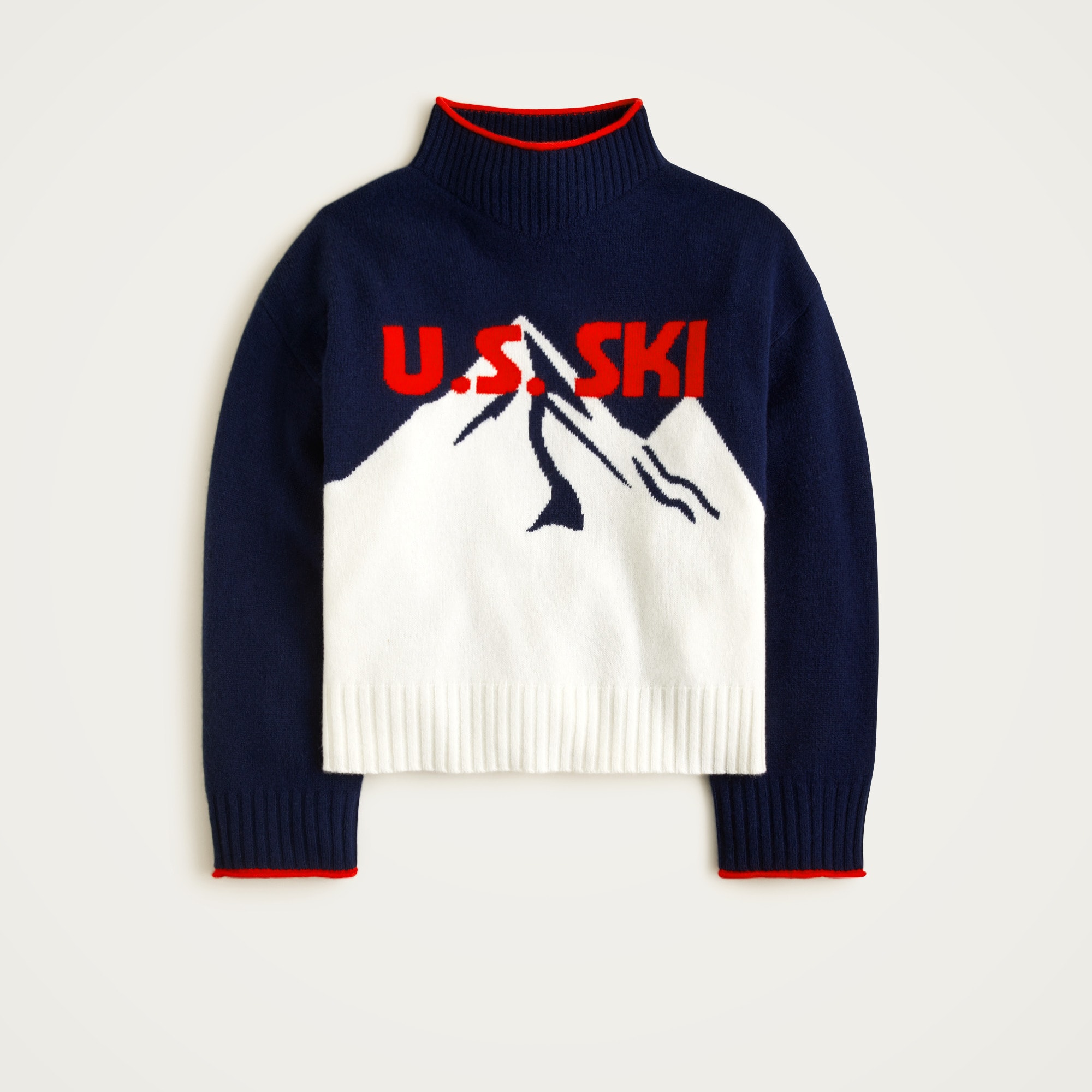 U.s. Ski &amp;amp; Snowboard by J.crew Graphic Rollneck&amp;trade; Sweater in Vintage Wool