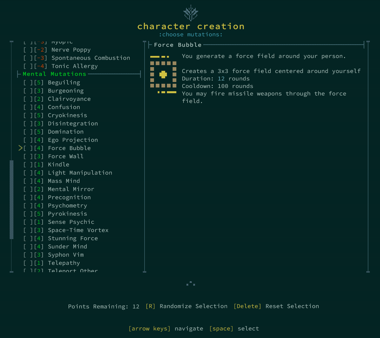 An image of the Caves of Qud Palladium Reef update.