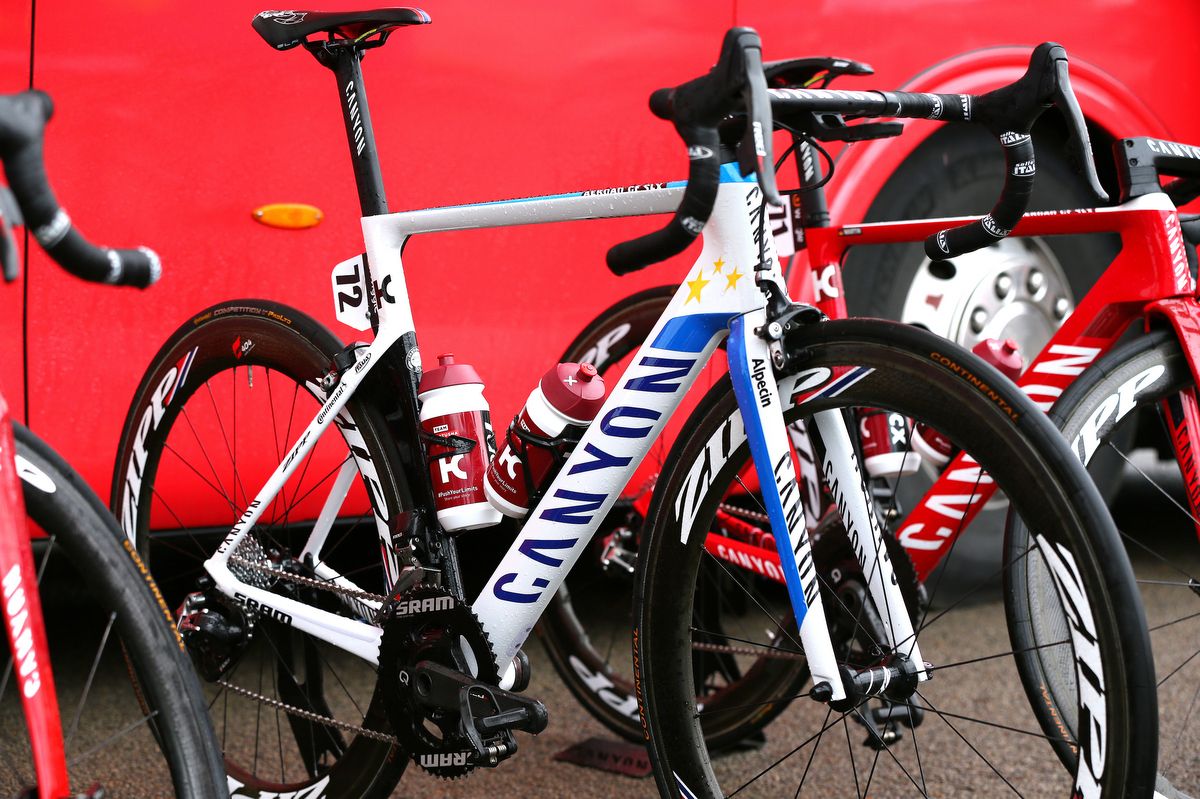 The Canyon race bike of Alexander Kristoff (Katusha-Alpecin)