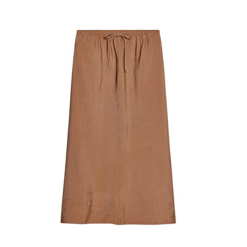 Image of satin slip skirt