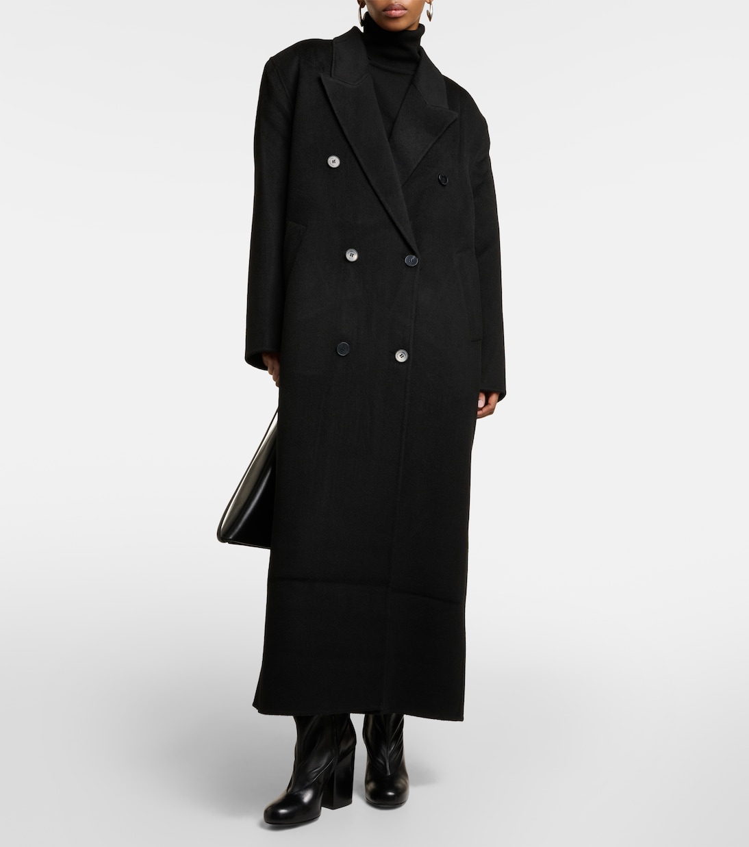 Gaia Oversized Wool-Blend Coat
