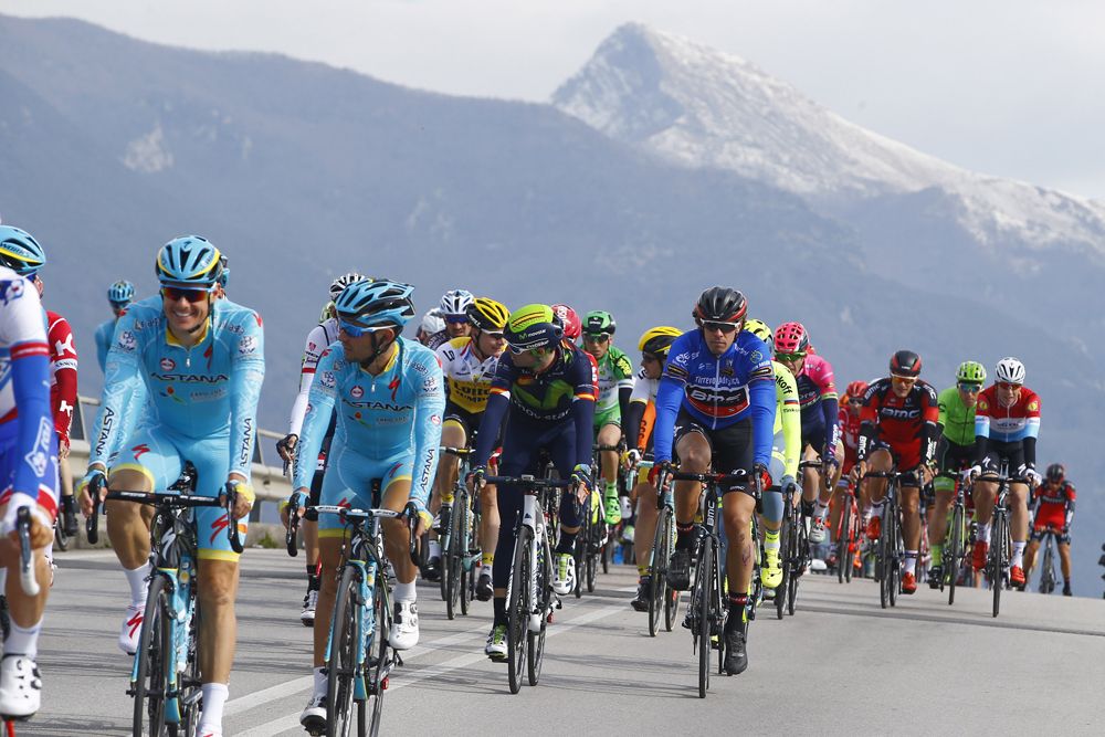 The riders make their way down south