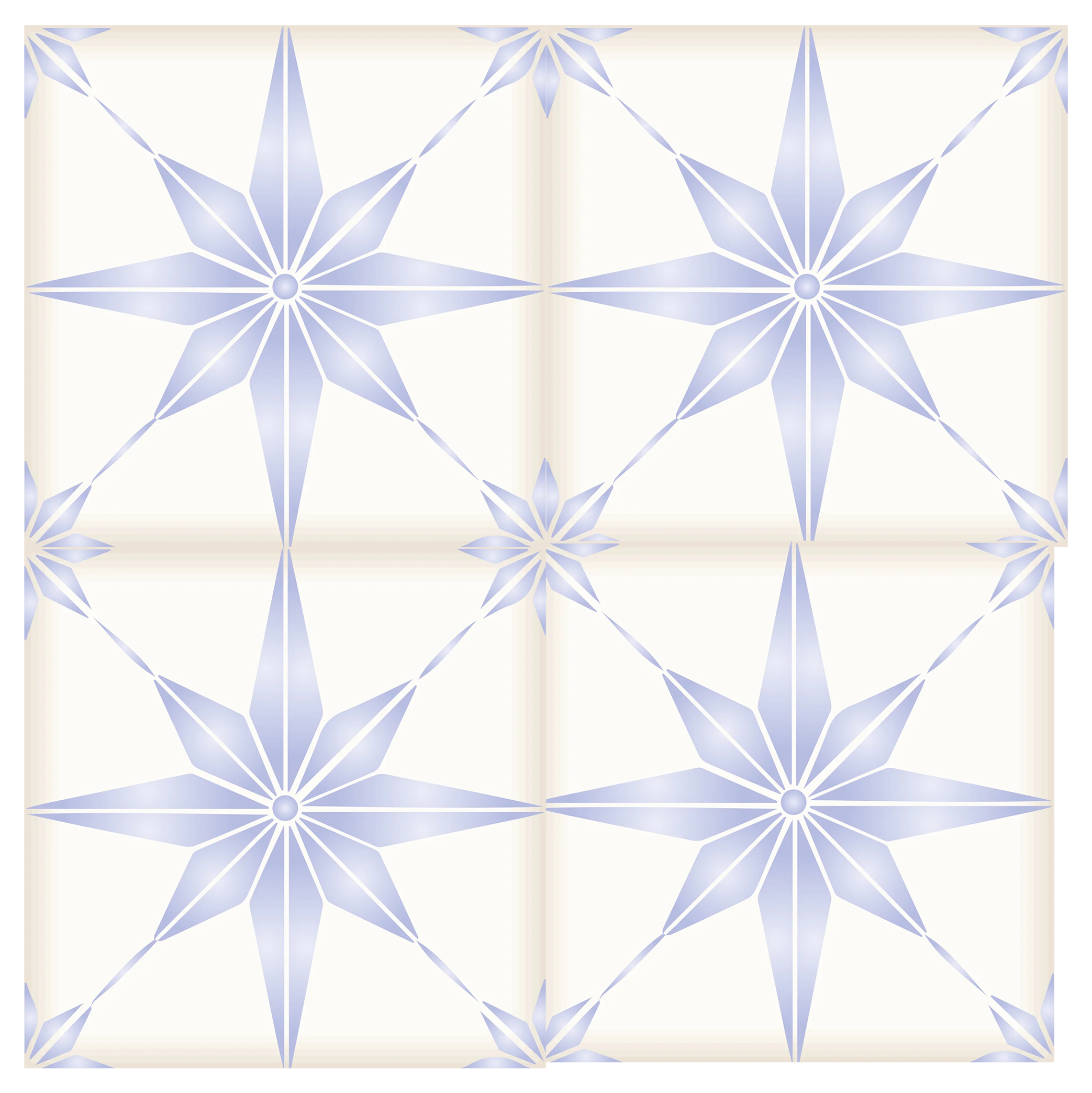 4 lilac patterned peel and stick tiles