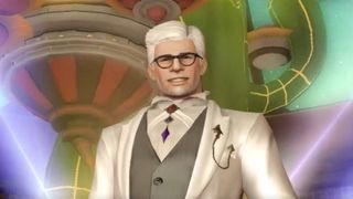 A screenshot of Colonel Sanders seen in Final Fantasy 14.
