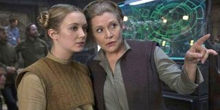 Billie Lourd, Carrie Fisher - Star Wars: The Force Awakens